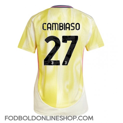 Juventus Andrea Cambiaso #27 Udebanetrøje Dame 2024-25 Kortærmet